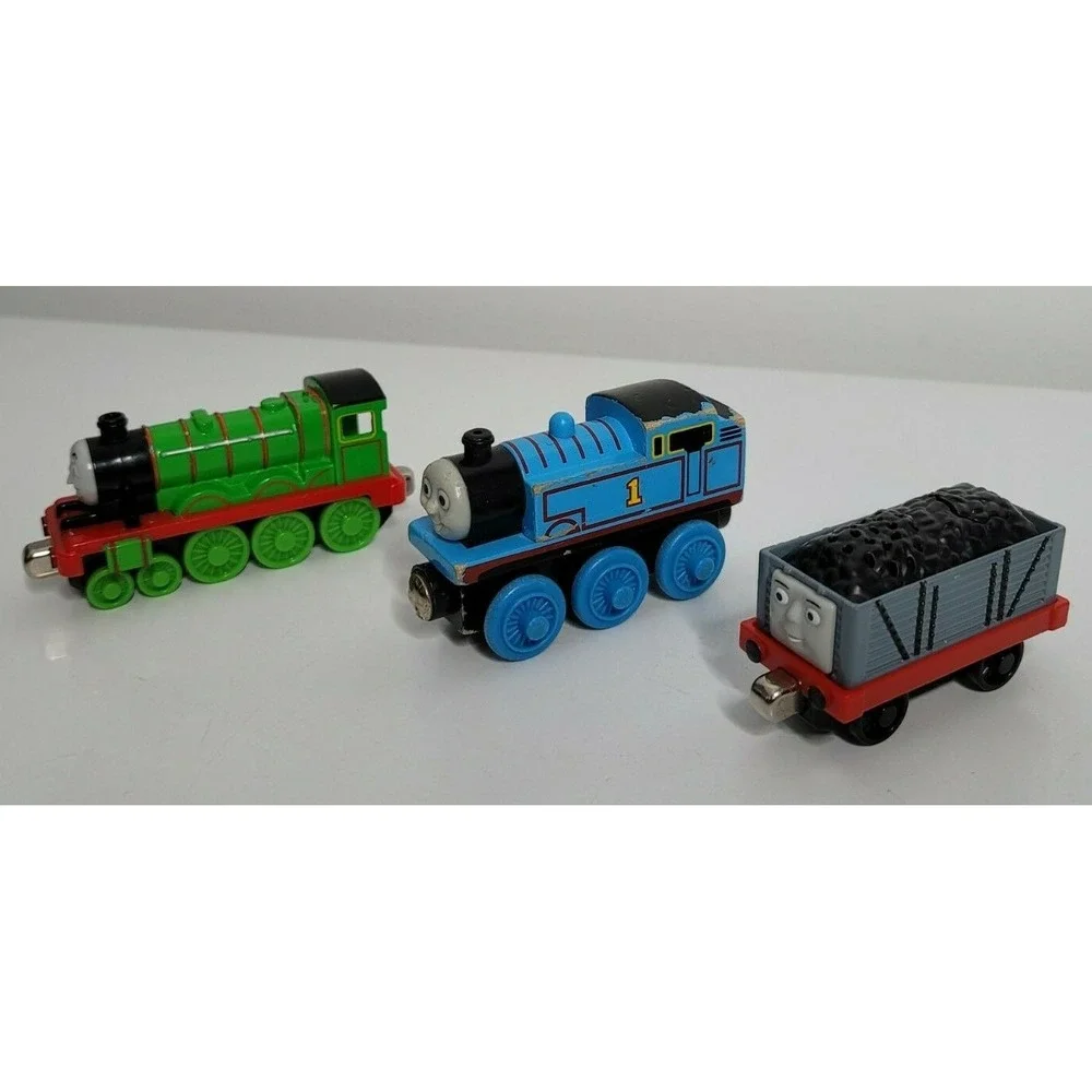 3 Thomas Tank and Friends Trains Lot Metal Wood Henry Talking Troublesome Truck